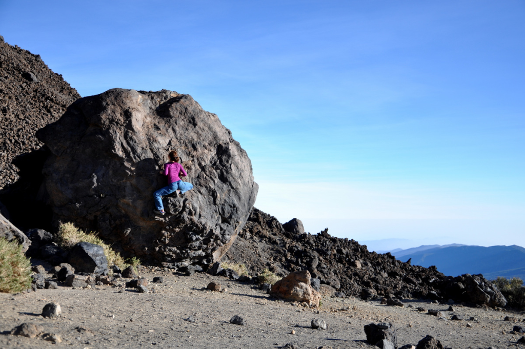 Bouldering pod El Teide
